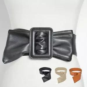 [하프클럽/]벨트 장식 허리띠 원피스 이너 밴딩