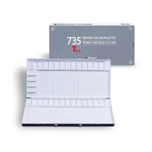 [문구/오피스] 타이탄 팔레트 735파레트 수채화 민신 알루미늄 35칸