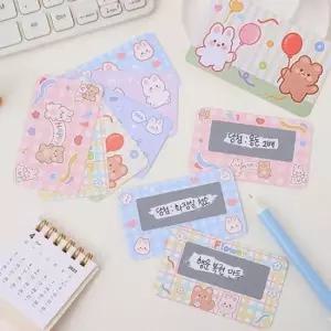 [문구/오피스] 복권 행운 80개 골고루 스크래치카드 파스텔 카드