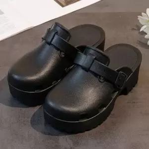 여성 경량 슬리퍼 버클 포인트 실내화 실외화 키높이 여성슬리퍼 샌들슬리퍼 여름신발