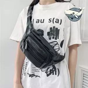 소가죽 스타일 정리 힙색 수납 간편 아웃도어 허리백 밸트백 여자슬링백가방 벨트가방