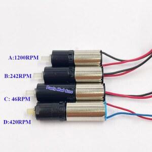 미니 유성 기어 박스 6mm 3V DIY 로봇 모터 코어리스 감속기