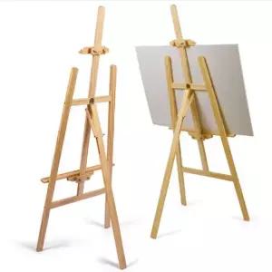 pre대형 프리미엄 이젤 원목이젤 특대 미술 사생대회 그림 전시회