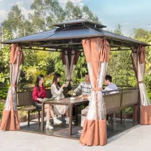 팔각 정자 야외 농막 파고라 옥상 파빌리온 정원 조립식