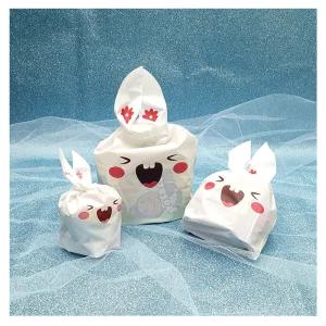 귀여운 토끼 디자인 선물 포장 봉투 소형 베이커리 과자 쿠키 포장지