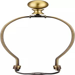 테이블 및 바닥 램프용 라이트 베이스와 황동 홀더안티크 볼 8인치 하프 그늘막 3mm 피니셜이 있는 카노모