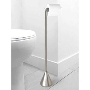 휴지 스탠드 거치대 플로어 롤휴지 두루마리 욕실 티슈걸이 종이 무타공 걸이대 수건 선반