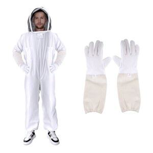 XGGYA 벌 수트 시리즈, 장갑이 달린 폴리코튼 소재로 더욱 세트, 풀 원피스 안심할