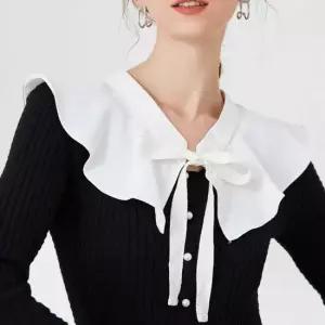 레이어드 세일러 카라 리본 넥카라 넥케이프 액세서리 레이스케이프 넥레이스 목레이스