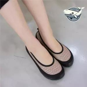 세련된 자수 플랫슈즈 편안한 여성용 슬립온 플렛슈즈 메리제인슈즈 리본플랫
