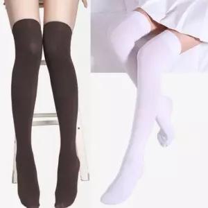 니하이스타킹 교복 오버니 무릎위 사계절 고탄력 사계절스타킹 무릎위스타킹