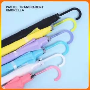 여자 초등학생 신상 투명 학생용 긴 파스텔 여성 어린 긴우산 학생용우산 우산선물