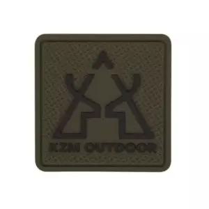 카즈미 와펜 캠핑 가방 찍찍이 와펜 패치 사각 카키 와펜 패치 와펜패치 캠핑가방패치