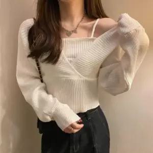 [SBD] 랩 니트 스퀘어 레이어드 나시