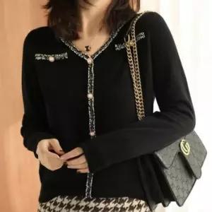 [SBD] 티 얇은 니트 루즈 블랙 봄 긴팔 셔츠 핏