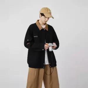 남친 봄 빈티지 커플 무스탕 자수 자켓 코트 터틀넥 원픽1