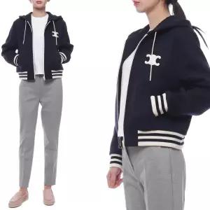 [롯데백화점]셀린느 24FW 여성 트리옹프 캐시미어 후드 재킷 2W99C6700 07MR 24F