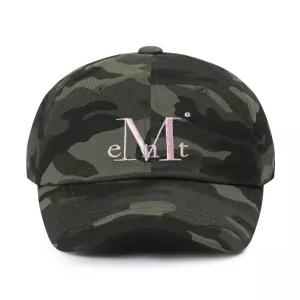 무센트 MUCENT 시그니처 카모 밀리터리 볼캡 카키-베이비 핑크 그레이