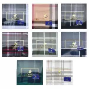 국산 폴로클럽 남자 면 손수건 개별포장 답례품 선물용 남자손수건순면 순면손수건