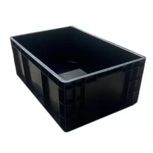 가람2번가 블랙 상자 박스 플라스틱 직사각형 보관함 정전기 있는 스냅온 접이식 방지 버클