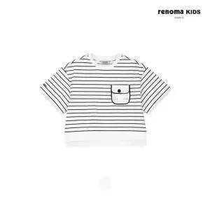 [레노마키즈]레노마키즈 여아 스트라이프반팔맨투맨 초등 주니어반팔티 R2622T174_01_