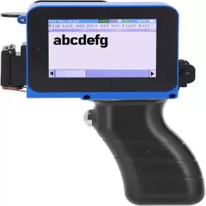 월프론트 휴대용 잉크젯 프린터 터치린 코더 고화질 LED 4.3 화면 고속 건조 목재 릴 원단 스틱 가죽 25개