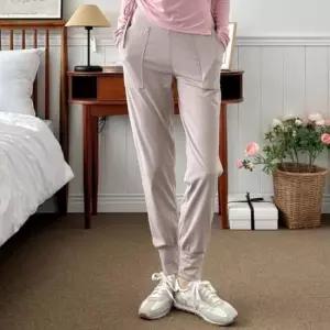 여성 슬림핏 스포츠 팬츠 바지 에어 라인 조거 레깅스