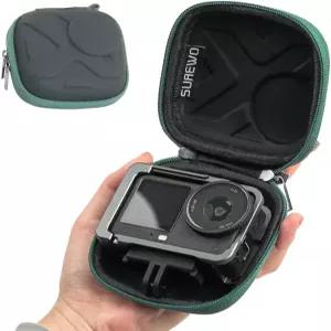 모 나노용 SUREWO 하드 캐리어 가방 액션 5 Pro/4/3 (그)용 핸드 스트랩이 미니 휴대용 보관 보호 케이스