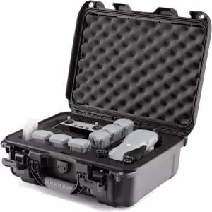 NANUK 920 Air 3S용 방수 보호 하드 케이스와 밀폐형 프리컷 폼 및 파워클로 우수한 (블랙 6L)를 결합한 더