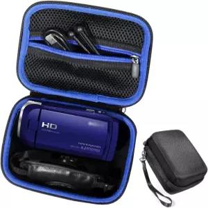 HD 비디오 용 세미 하드 캠코더 케이스 HDRCX405 핸디캠 VIXIA HF R800 HC-V80K 및 키미레 SD 메모리 카드