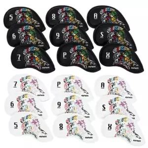 아이언커버 포보스 라이온 9종 PU가죽 골프클럽 커버