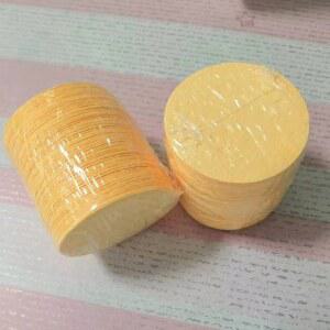 세안 클렌징 각질 제거를 핑크 옐로우 화이트 라운드 스펀지 멀티팩 위한