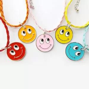 강아지 스마일 매시 목걸이 1P 반려견 팬던트 목줄 애견산책목줄