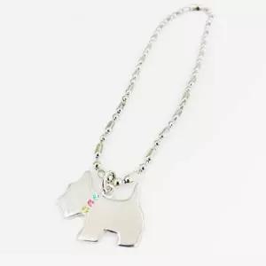 강아지 모양 대형 체인 목걸이 1P 반려견 인식표 애견산책목줄