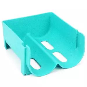 2구 음료 수납 적층 거치대 청록색 병 생수 와인 보관 음료보관대