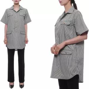 [롯데백화점]셀린느 25SS 여성 스트라이프 코튼 튜닉 원피스 RR08H351N 07IA 25S