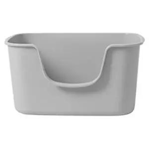 어니스트 고양이 대형 화장실 그레이 1P 개방 토일렛