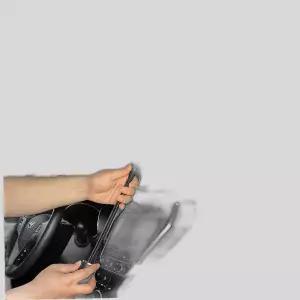 차량용 햇빛 차단 우산형 블랙 선팅용품 자동차