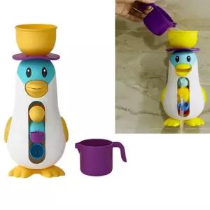 아기 목욕 물놀이 귀여운 물레방아 펭귄 장난감 유아목욕 아동장난감 추천 백일선물 물놀이인형