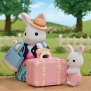실바니안 패밀리 눈꽃토끼 여행놀이세트 인형 피규어 장난감 Lvg6+1Pvj