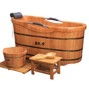 편백 대형 발스파 65 스타일 반신욕 겸용 40cm 홈사우나 찜질방 높이