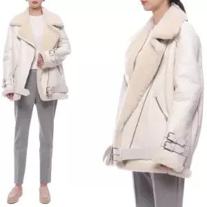 [롯데백화점]아크네스튜디오 여성 VELOCITE 무스탕 VELOCITE 1AB144 100