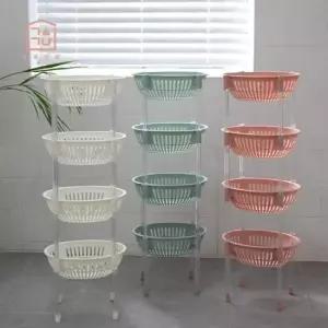 안전수납 바스켓 주방 욕실 상상초월 오픈 4단 다용도