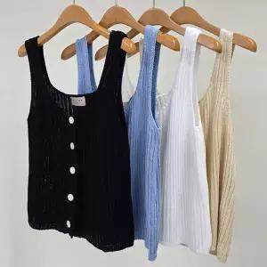 [하프클럽/아이우먼]빅사이즈베스트 U670L604 얇은크로셰펀칭조끼 RM