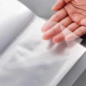 A6 크기 투명 스티커 사진 저장 앨범 40 페이지 소책자 책 바인더 주최자 폴더 스탬프 다이