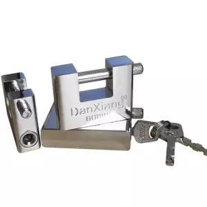 상단 배송 컨테이너 차고 트레일러 자물쇠 헤비 듀티(키 3개 포함)