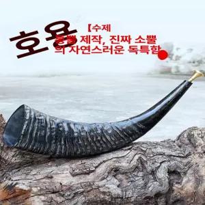 양각나팔 악기 이스라엘 뿔나팔 연습용 천연 쇼파 뿔