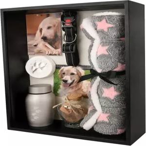 11.8x15.8x4 섀도우 박스 프레임 디스플레이 케이스 유리 커버 및 안감 포함 결혼 부케 플라워 반려동물