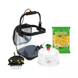 투명두레박 계곡 어포기 낚시용품 세트