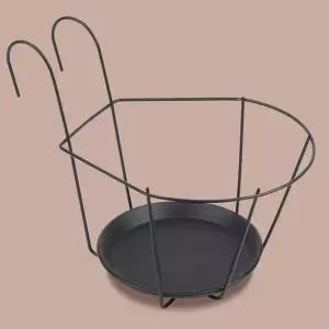 베란다 화분걸이 받침대형 중 철제 난간 화분걸이